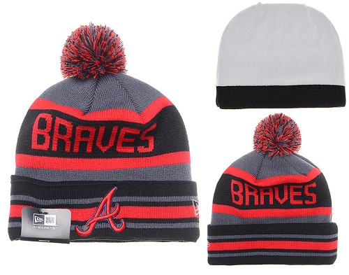 MLB Atlanta Braves Stitched Knit Beanies Hats 015
