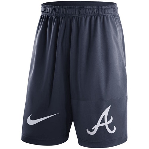 MLB Men's Atlanta Braves Nike Navy Dry Fly Shorts